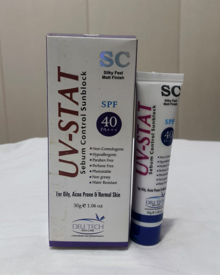 UV Stat Sebum Control Sunblock for oily and acne-prone skin