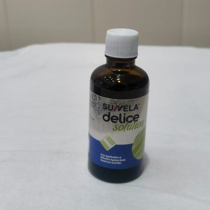 anti-lice treatment with Delice Solution