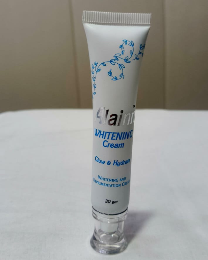 hydrated skin with Alainn Whitening Cream