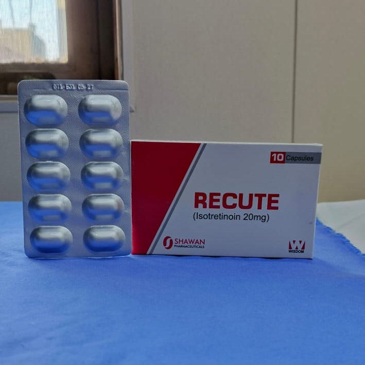 Recute Capsule (Isotretinoin 20 mg)