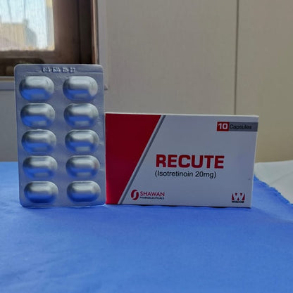 Recute Capsule (Isotretinoin 20 mg)