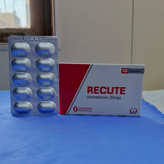 Recute Capsule (Isotretinoin 20 mg)