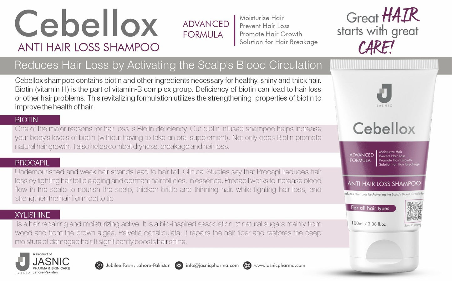 Cebellox Anti Hairloss Shampoo