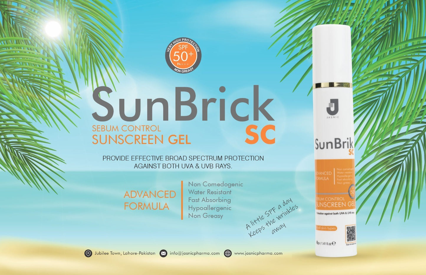 Sunbrik Sebum Control Sunscreen Gel