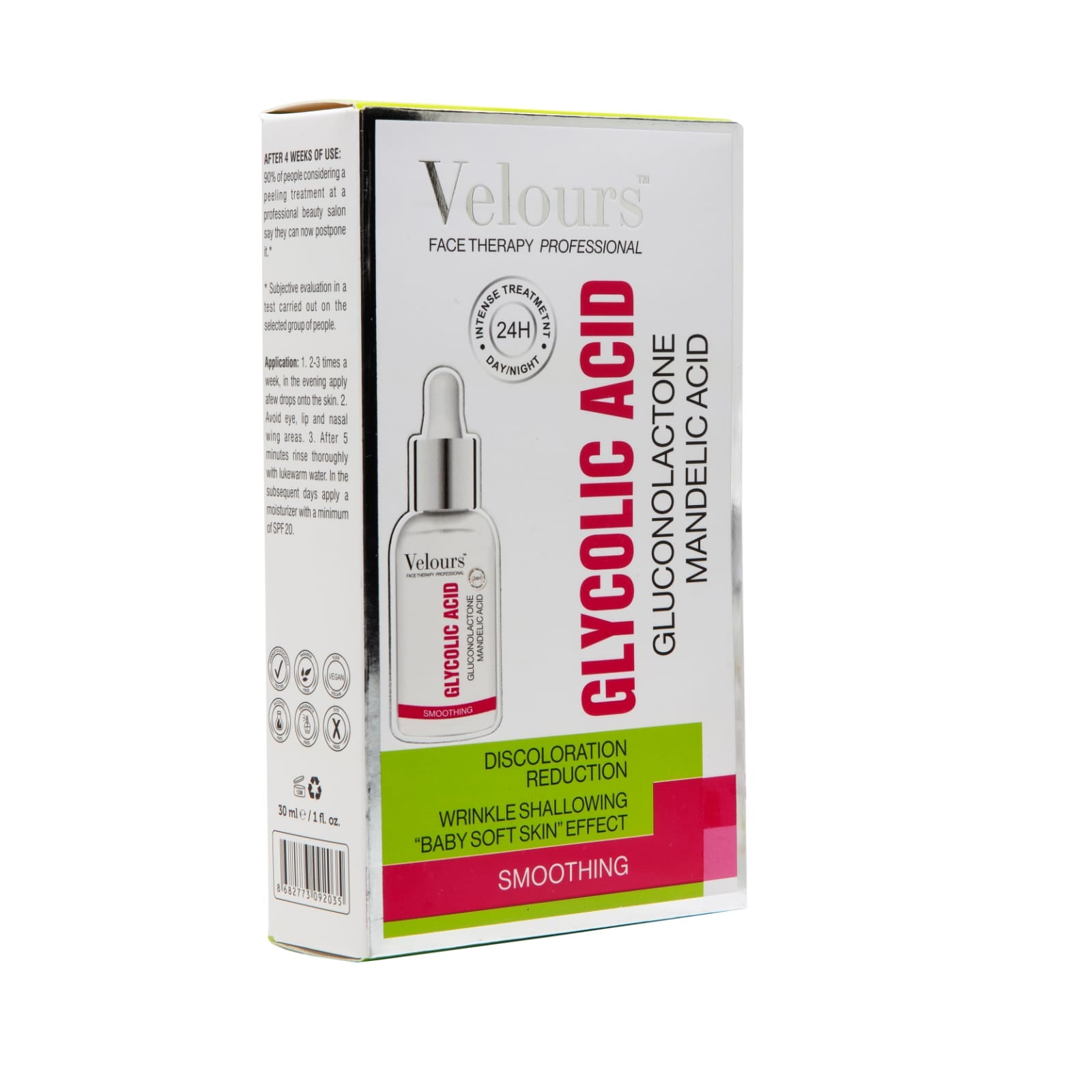 skin with Velours Face Therapy Professionals Serum