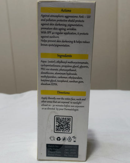 sun protection with sebum control